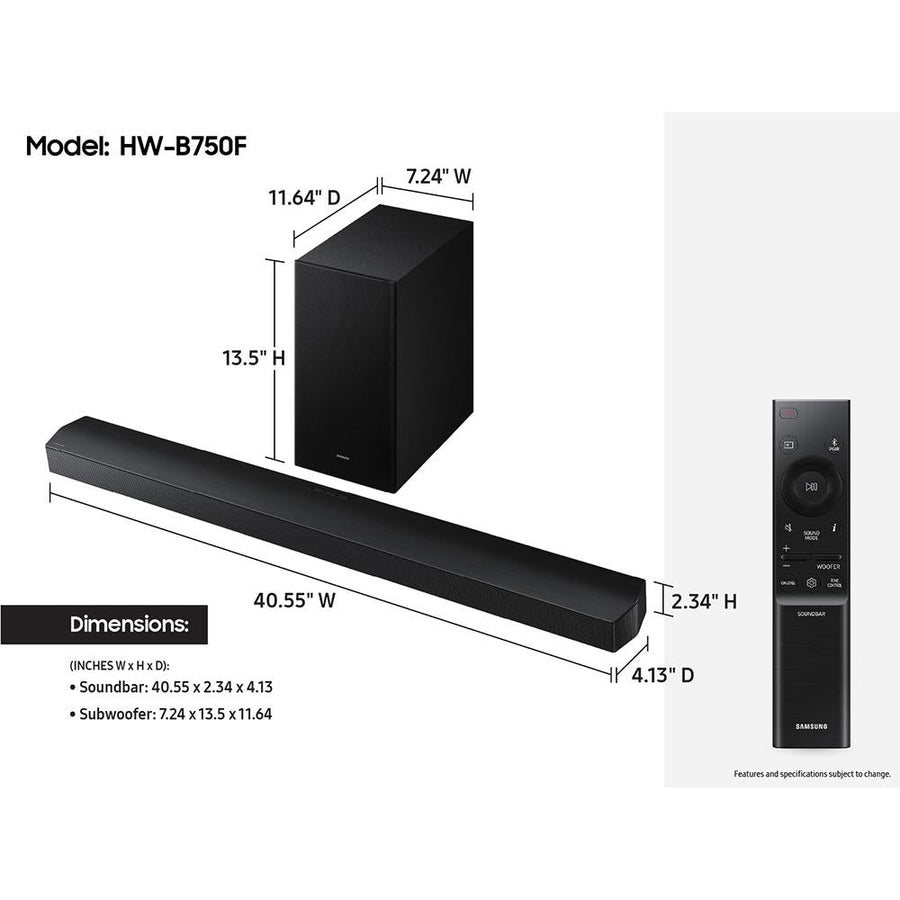 Samsung B750F 5.1 ch Soundbar — image 5