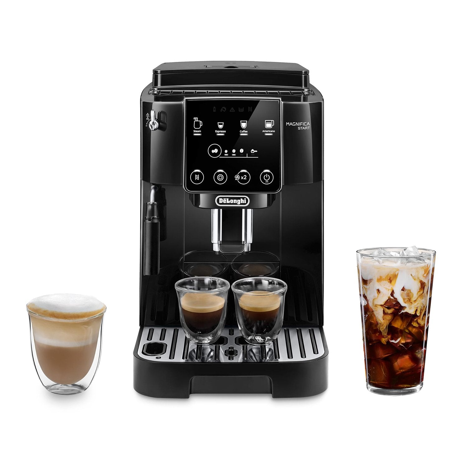 DeLonghi Magnifica Start Automatic 1–2 cup Espresso Maker (Refurbished)