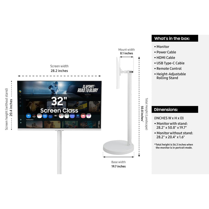 Samsung M7 32" 4K 60Hz Monitor — image 6