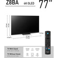 Panasonic Z8BAP OLED 4K Smart Fire TV — 144Hz, HDR10+ (77")